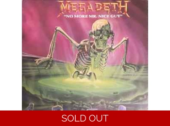 Megadeth – No More Mr. Nice Guy - UK Limited Edition 3 Track 12" Poster Bag